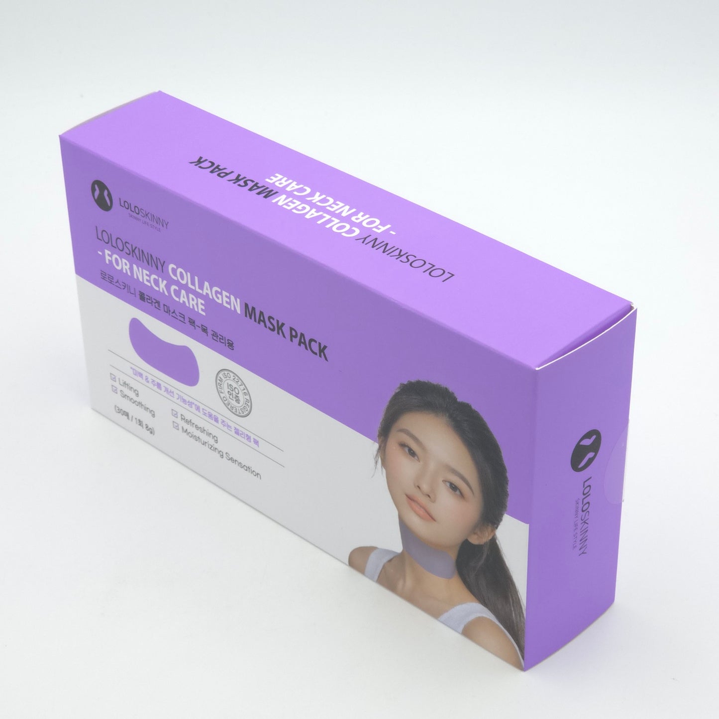 LOLOSKINNY Collagen Mask Pack For Neck Care 30 Sheets