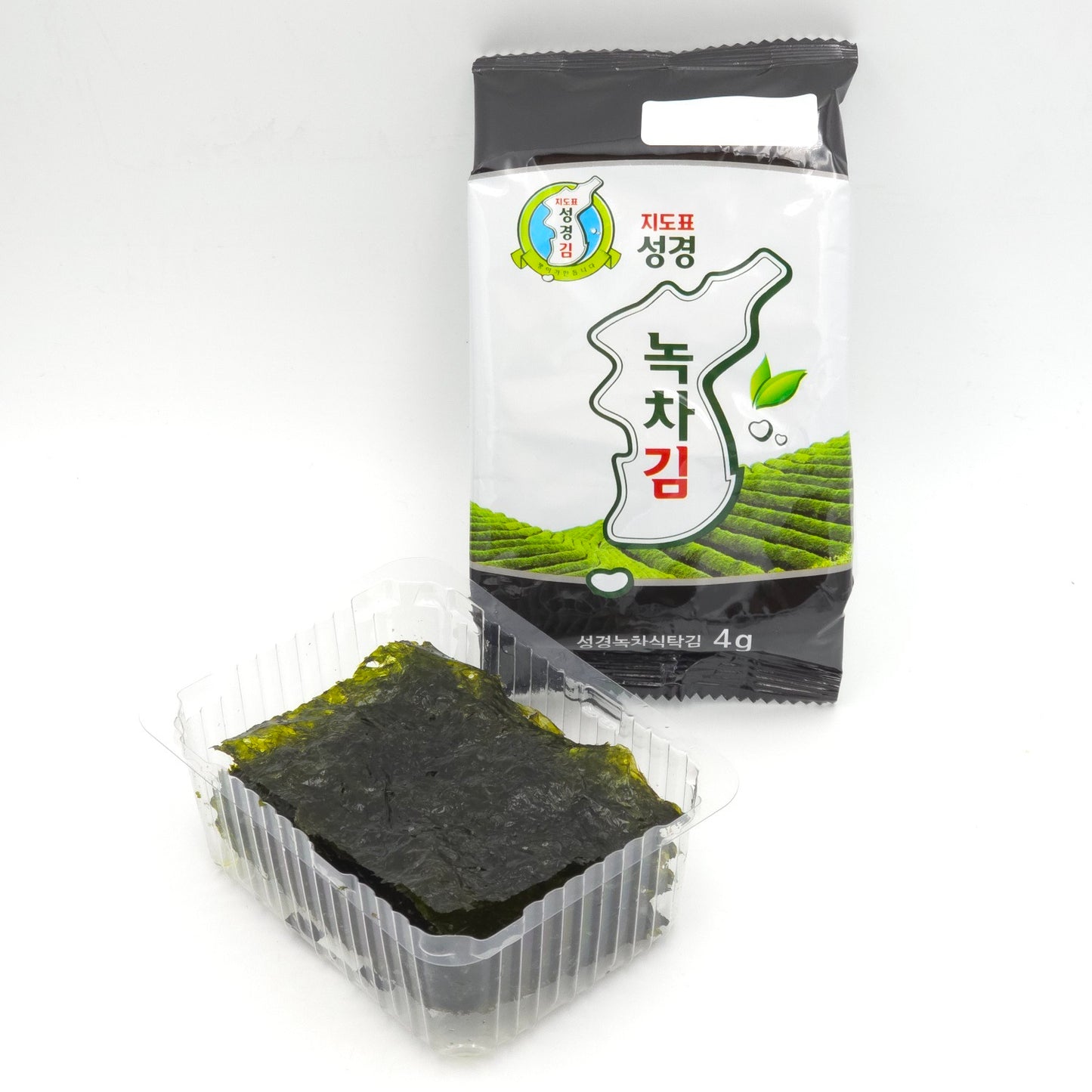 Sungkyung Green Tea Seasoned Seaweed Snack 36g (4g x 9 Packs)