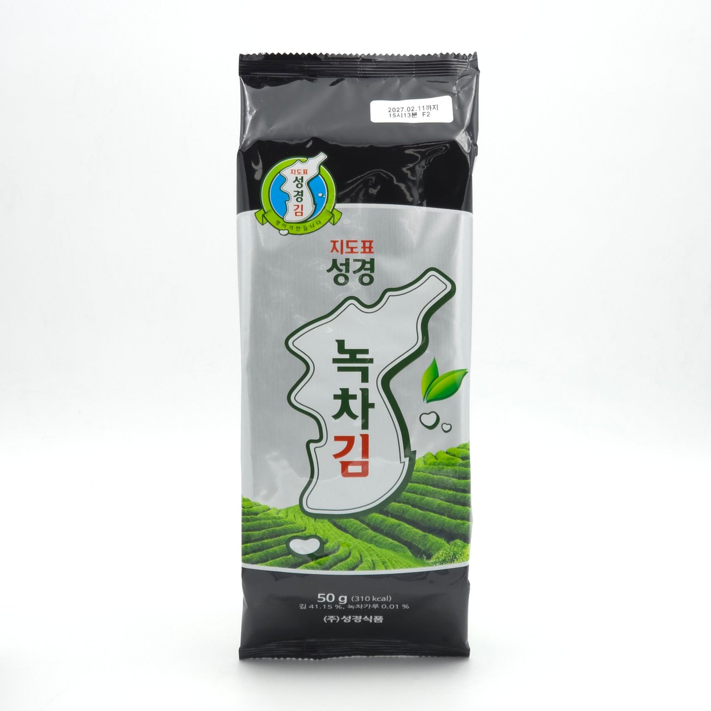 Sungkyung Green Tea Seasoned Seaweed Snack 50g