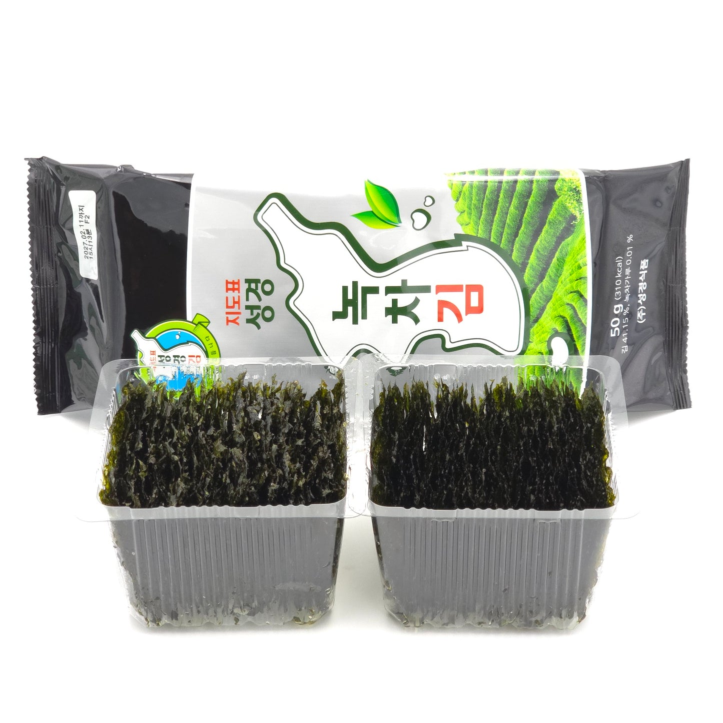 Sungkyung Green Tea Seasoned Seaweed Snack 50g