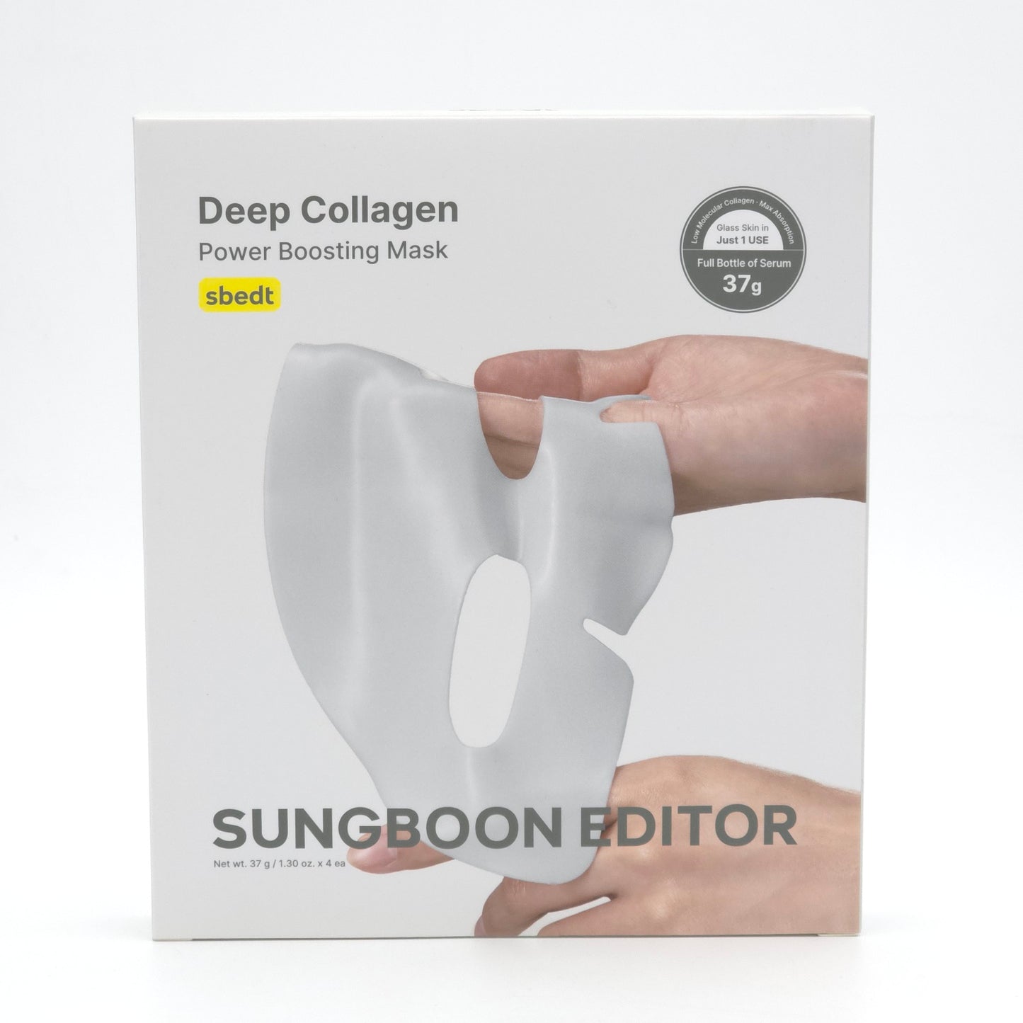 SUNGBOON EDITOR Deep Collagen Power Boosting Mask 37g x 4ea Hydrogel Firming