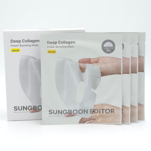 SUNGBOON EDITOR Deep Collagen Power Boosting Mask 37g x 4ea Hydrogel Firming