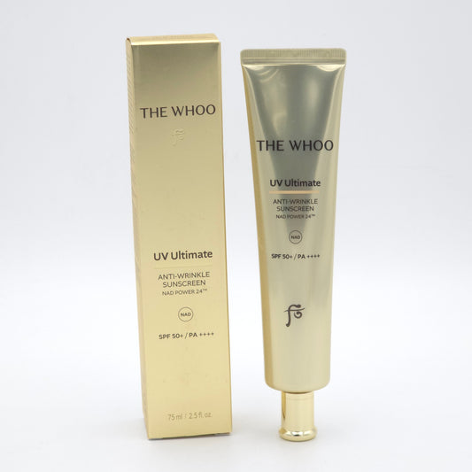THE WHOO UV Ultimate Anti-Wrinkle Sunscreen SPF50+ PA++++ 75m