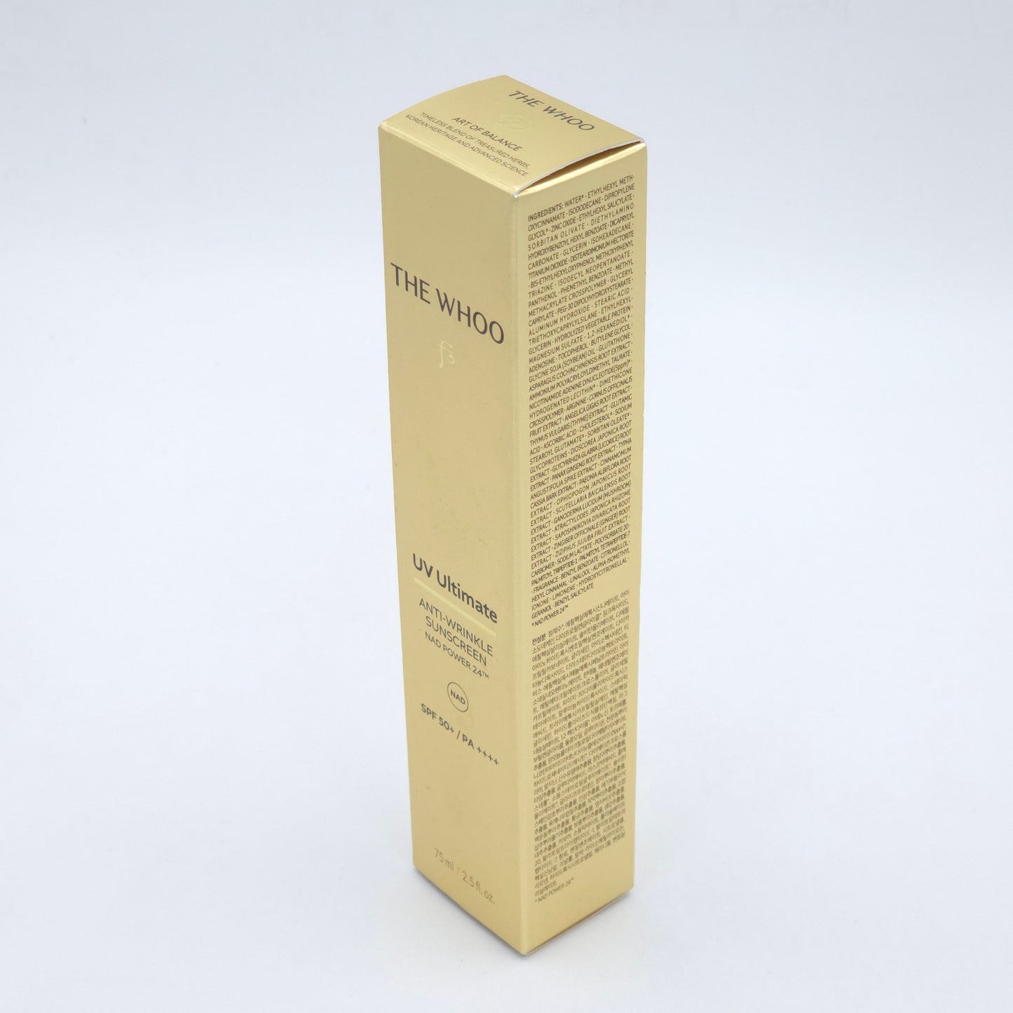 THE WHOO UV Ultimate Anti-Wrinkle Sunscreen SPF50+ PA++++ 75m