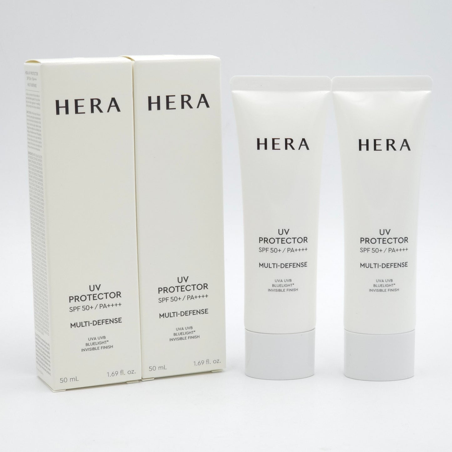 HERA UV Protector Multi Defense 2pcs Special Set 4 Items SPF50+ PA++++