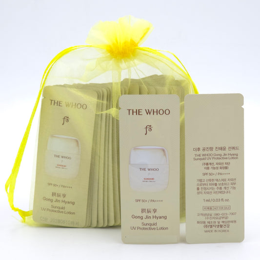 The history of Whoo Gongjinhyang Sunquid UV Protective Lotion 1ml x 60pcs
