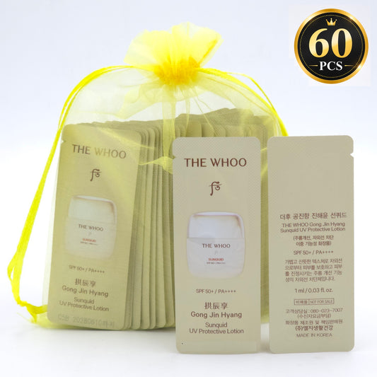The history of Whoo Gongjinhyang Sunquid UV Protective Lotion 1ml x 60pcs