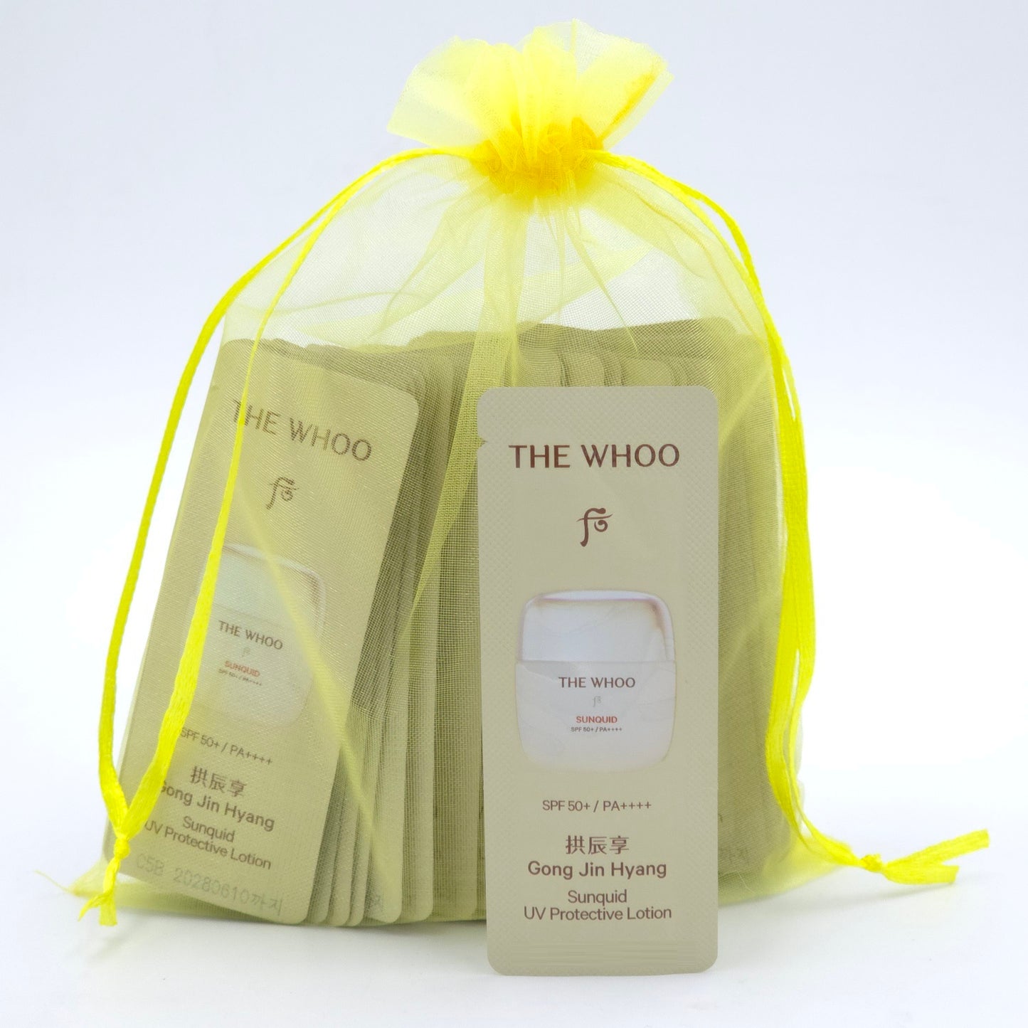The history of Whoo Gongjinhyang Sunquid UV Protective Lotion 1ml x 60pcs