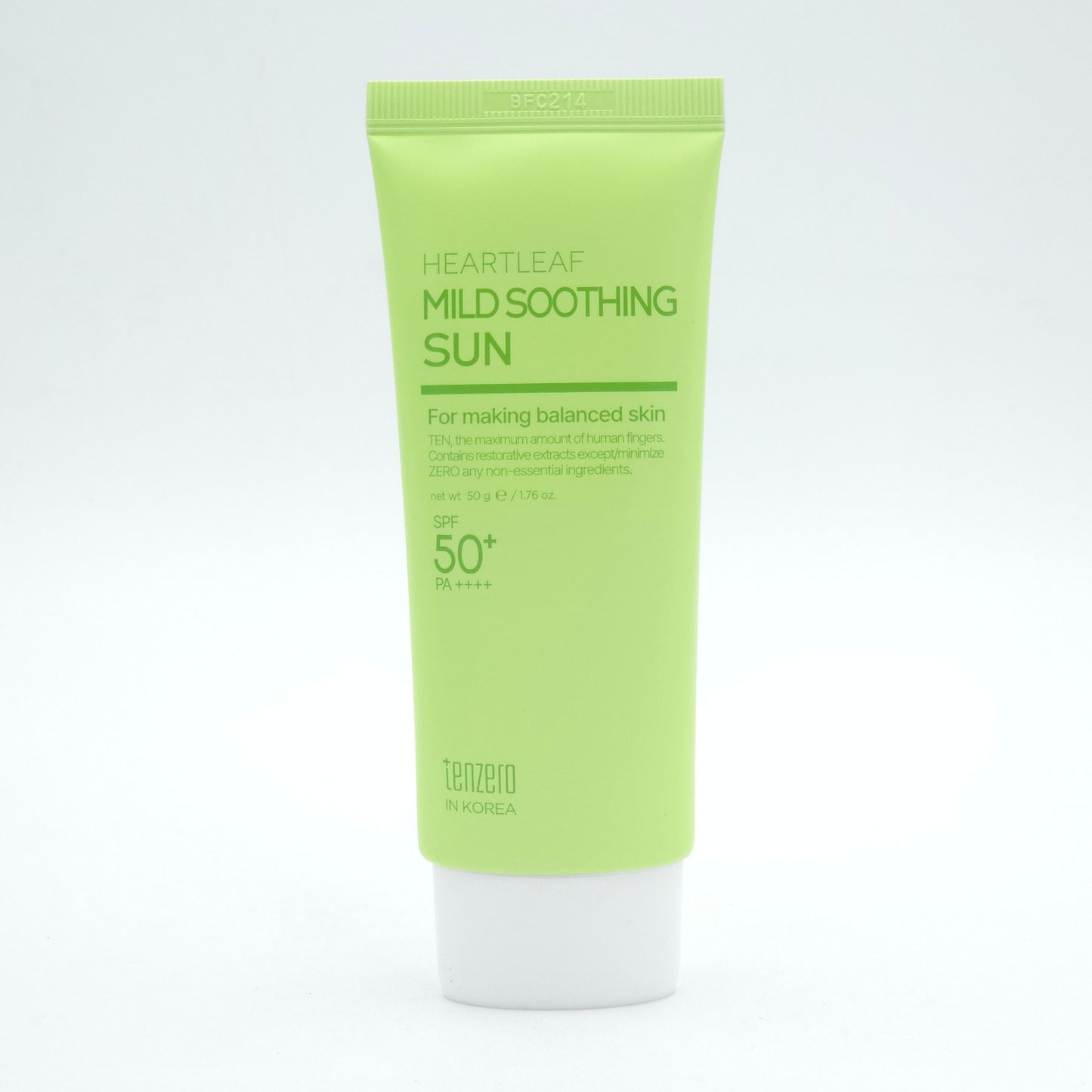 Tenzero Heartleaf Mild Soothing Sun 50g SPF50+ PA++++