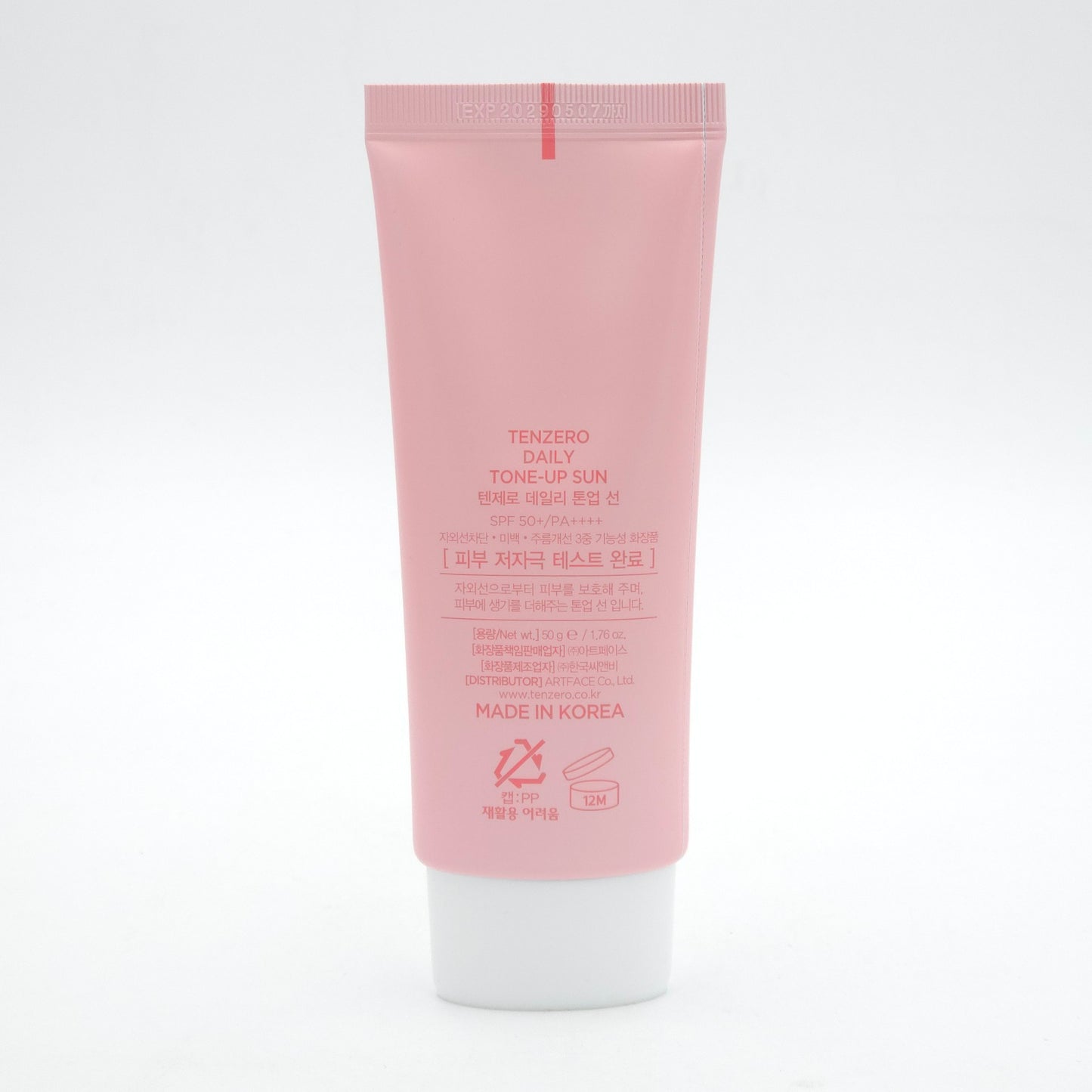 Tenzero Daily Tone Up Sun 50g SPF50+ PA++++ Sunscreen