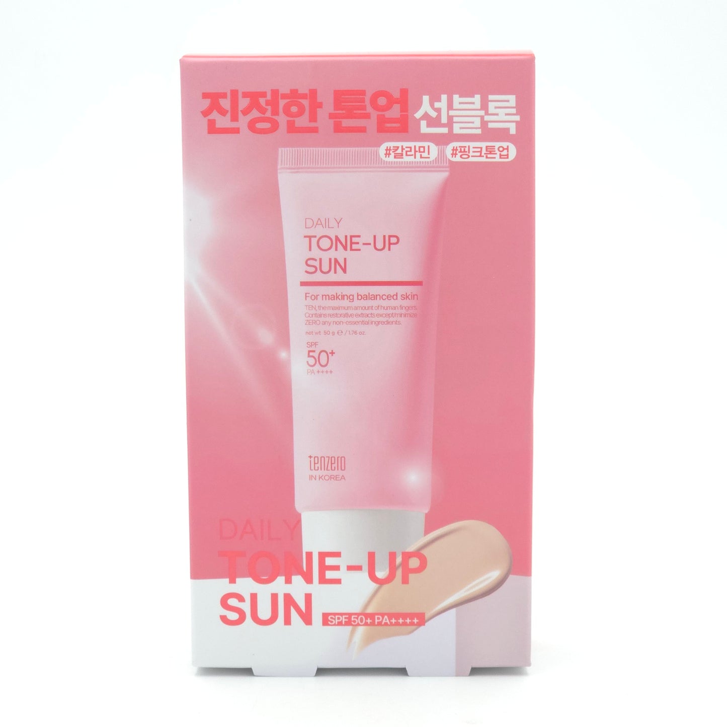 Tenzero Daily Tone Up Sun 50g SPF50+ PA++++ Sunscreen