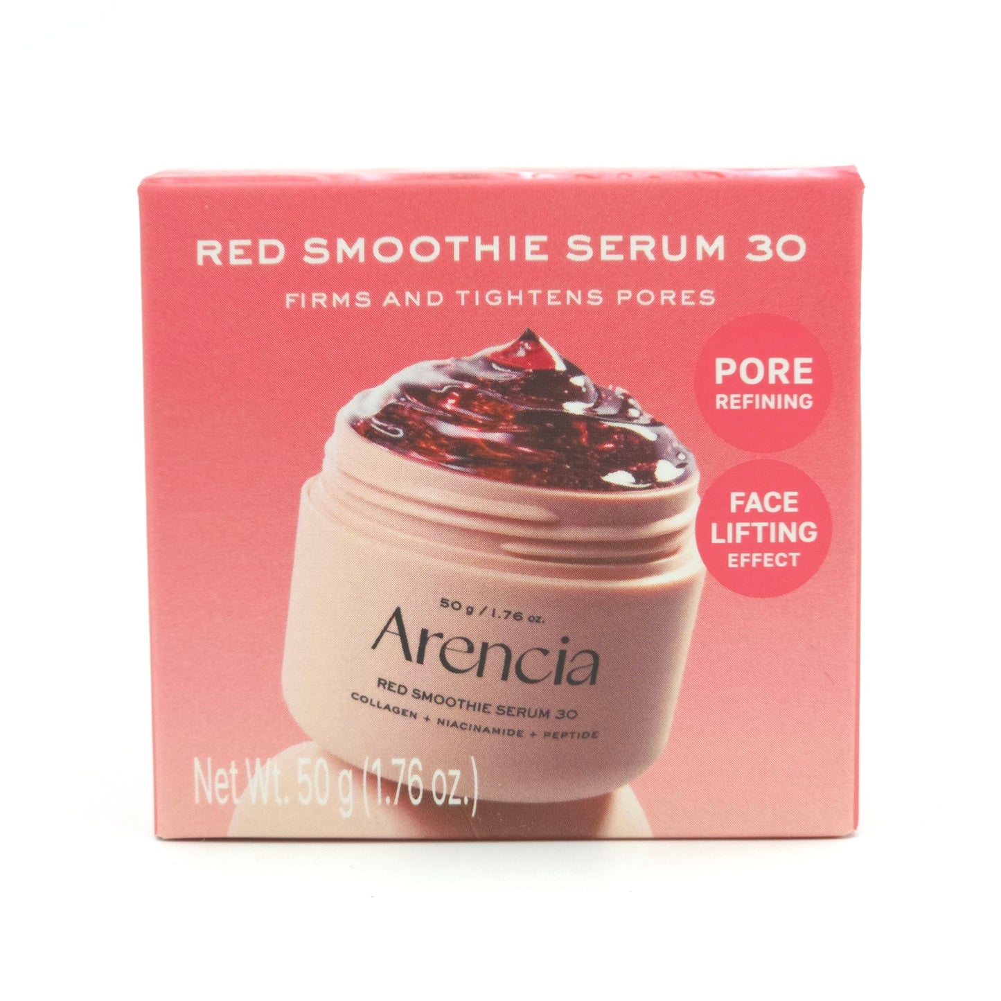 Arencia Red Smoothie Serum 30 50g Collagen Firming Pore Care