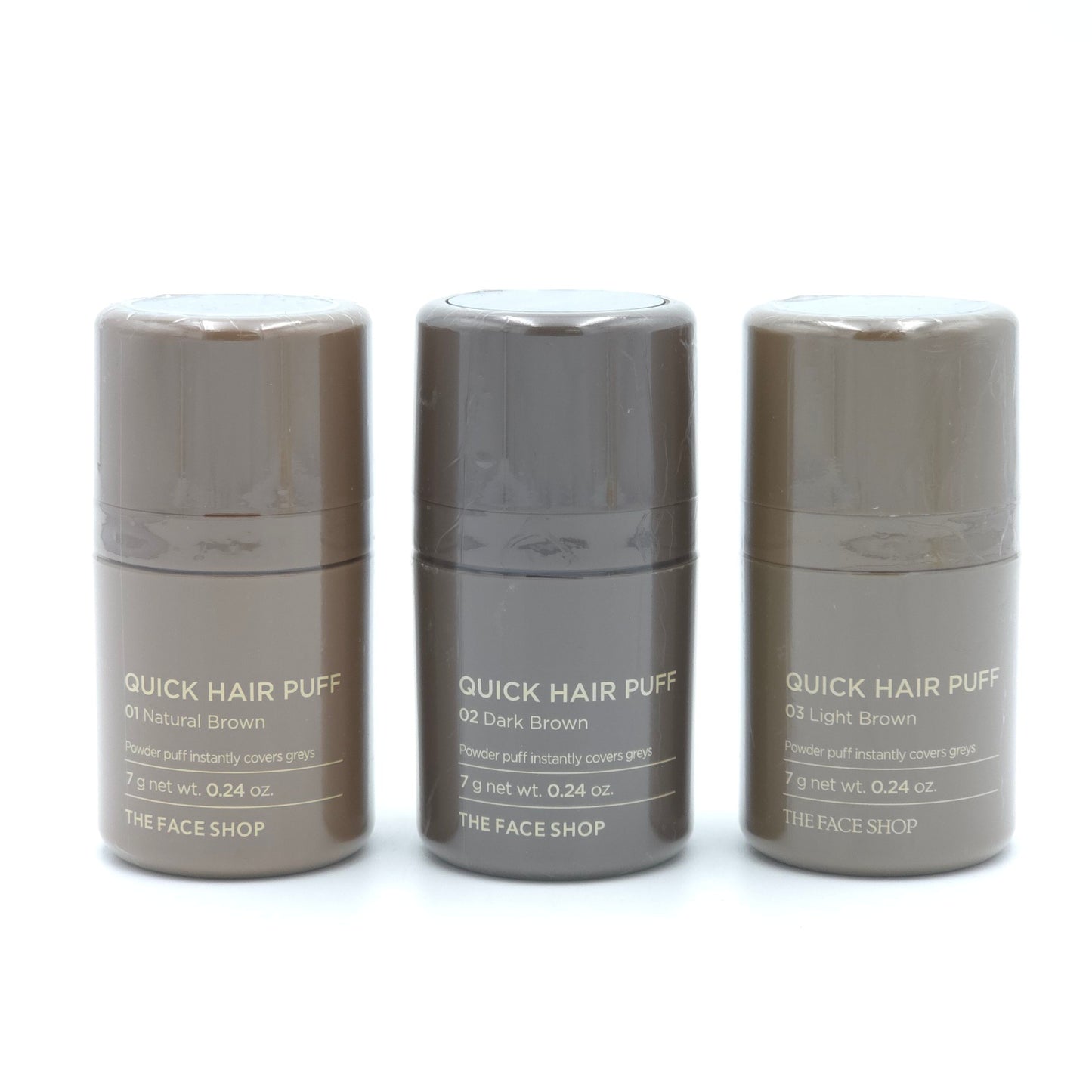 The Face Shop Quick Hair Puff 7g Natural Dark Light Brown