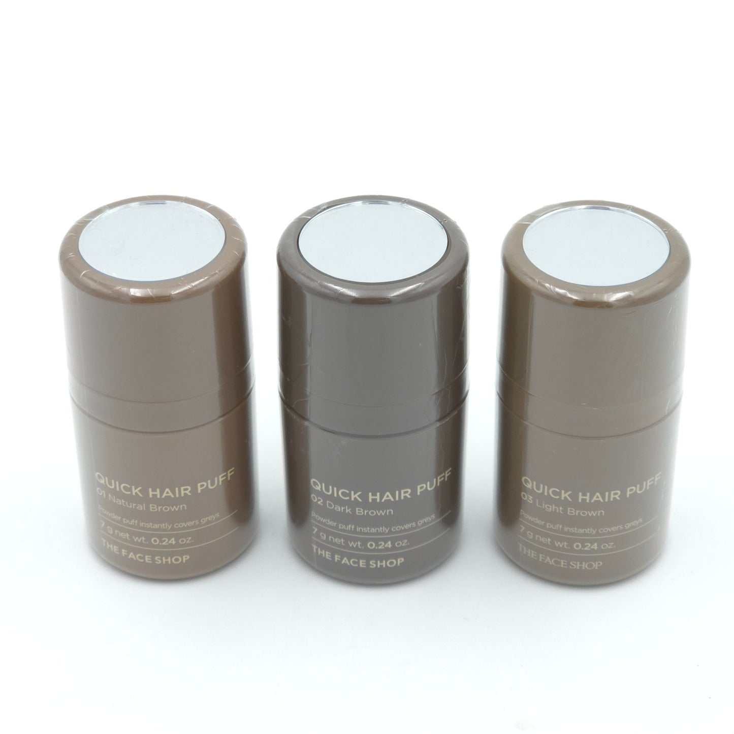 The Face Shop Quick Hair Puff 7g Natural Dark Light Brown