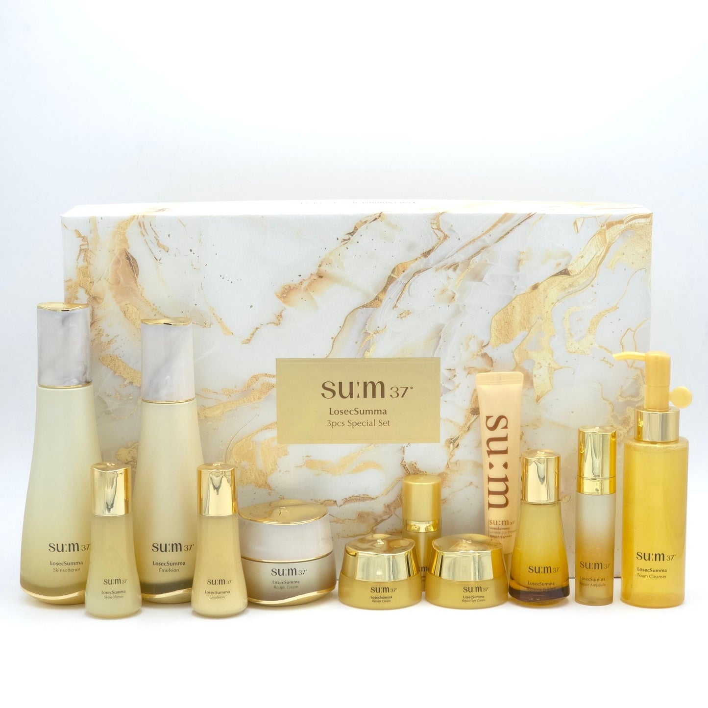 SU:M37 LosecSumma 3pcs Special Set 12 Items Premium Skincare
