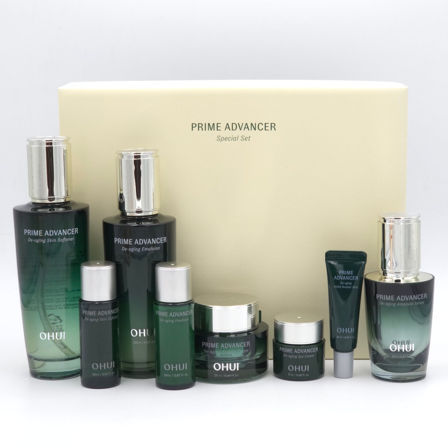 O HUI Prime Advancer De-aging 3pcs Special Set 8 Items