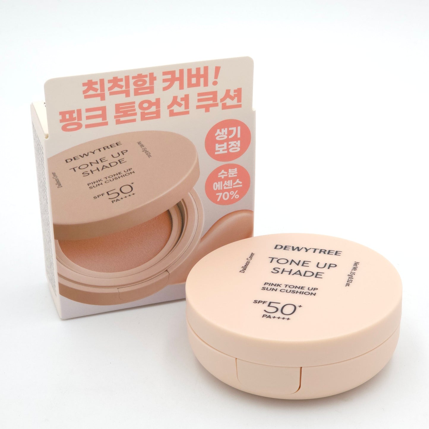 DEWYTREE Tone Up Shade Pink Tone Up Sun Cushion 15g SPF50+ PA++++