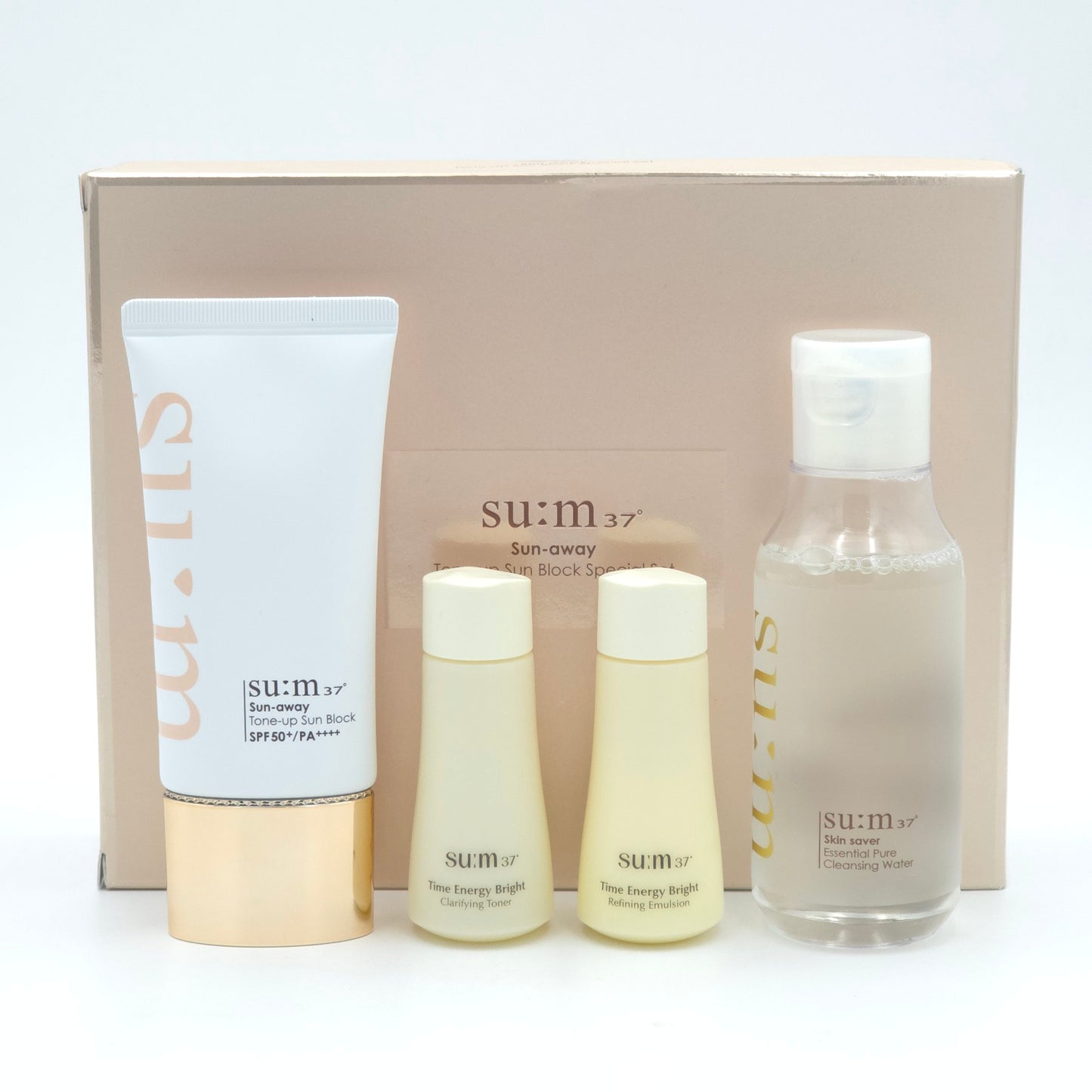 SU:M37 Sun-away Tone-up Sun Block Special Set 4 Items