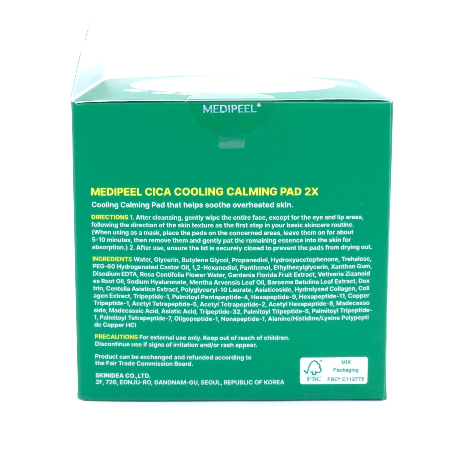 MEDI PEEL Cica Cooling Calming Pad 2X 50pads