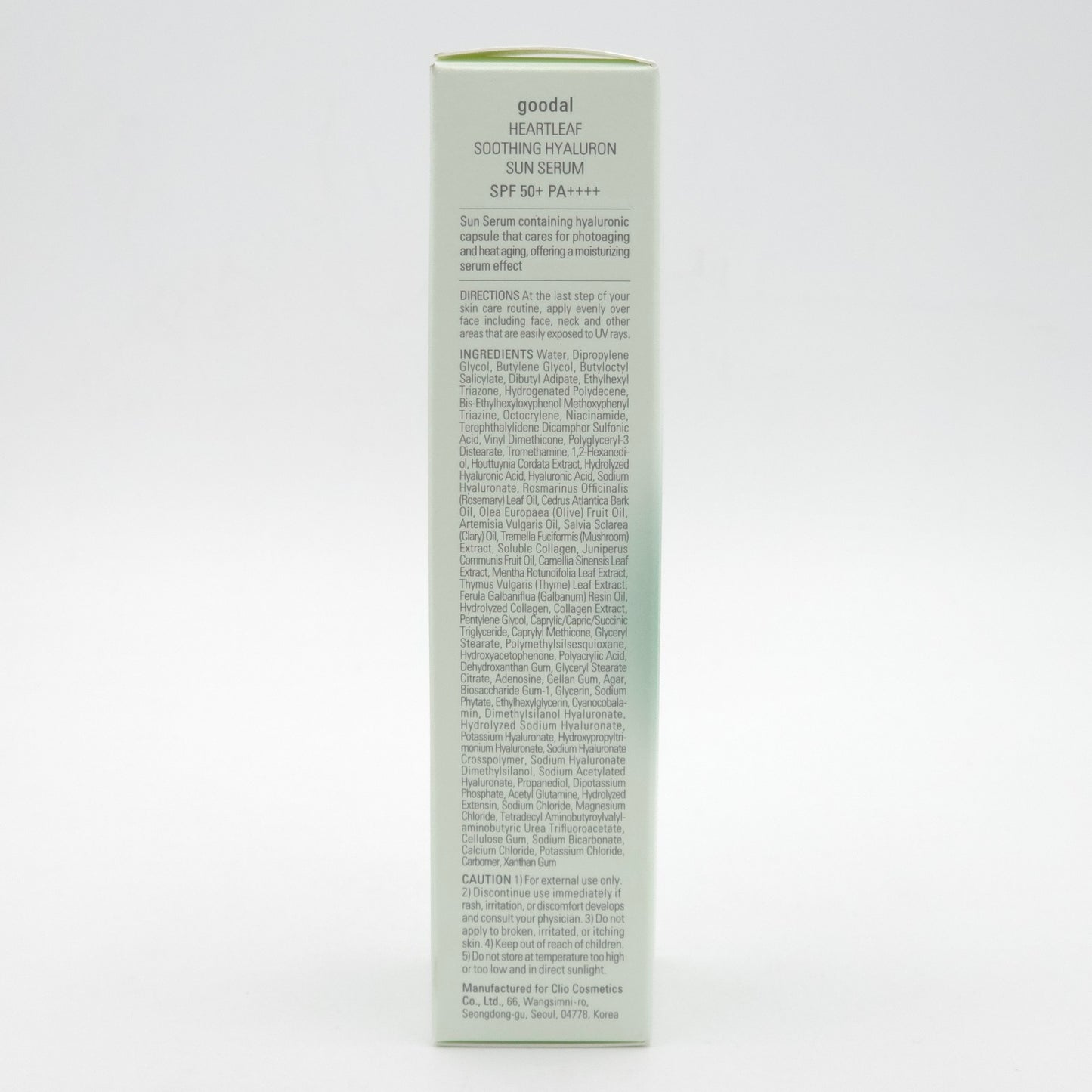 goodal Heartleaf Soothing Hyaluron Sun Serum 50ml - Image 10