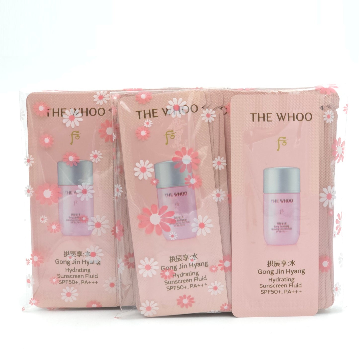 The history of Whoo Gongjinhyang Hydrating Sunscreen Fluid 1ml x 50pcs