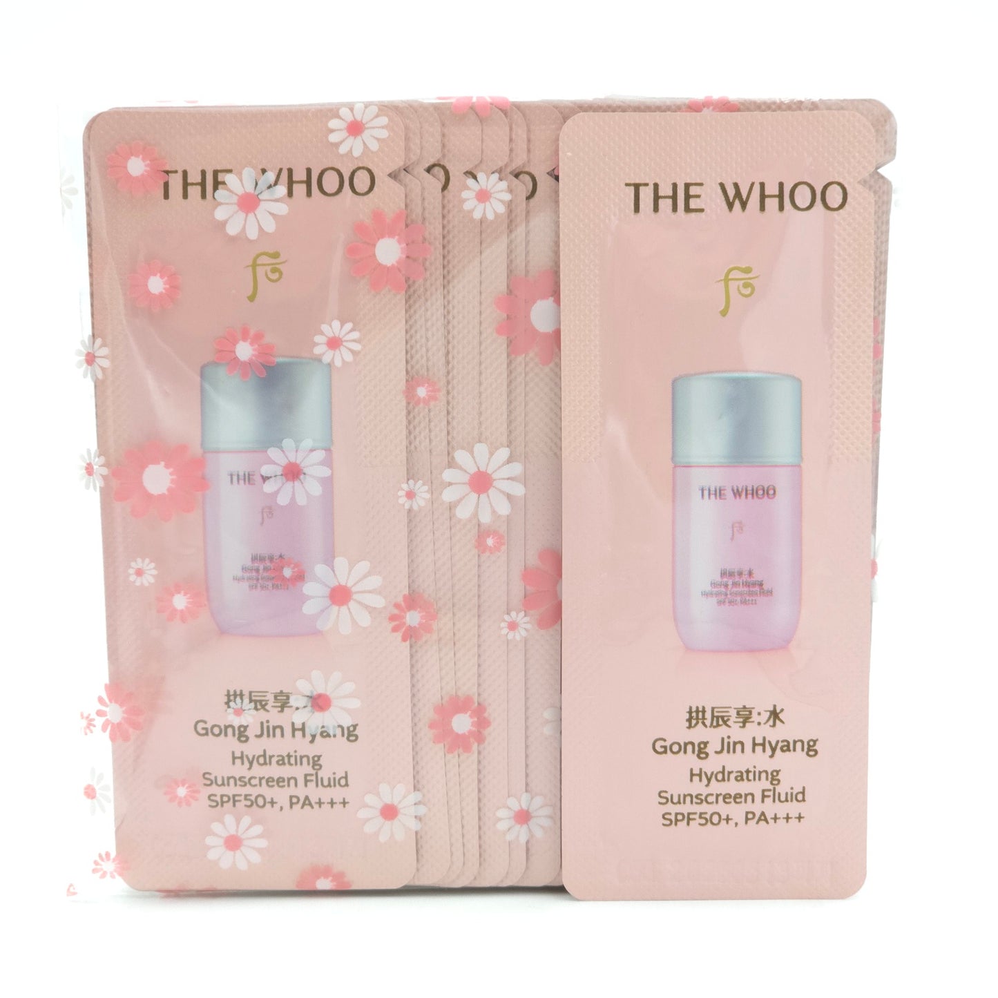 The history of Whoo Gongjinhyang Hydrating Sunscreen Fluid 1ml x 50pcs