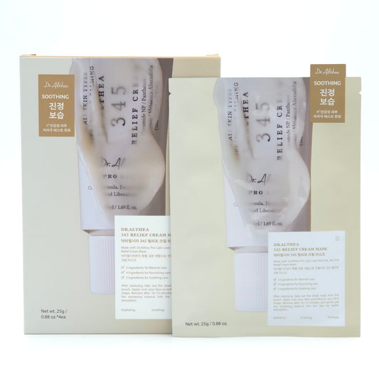 Dr.Althea 345 Relief Cream Mask 25g × 4ea