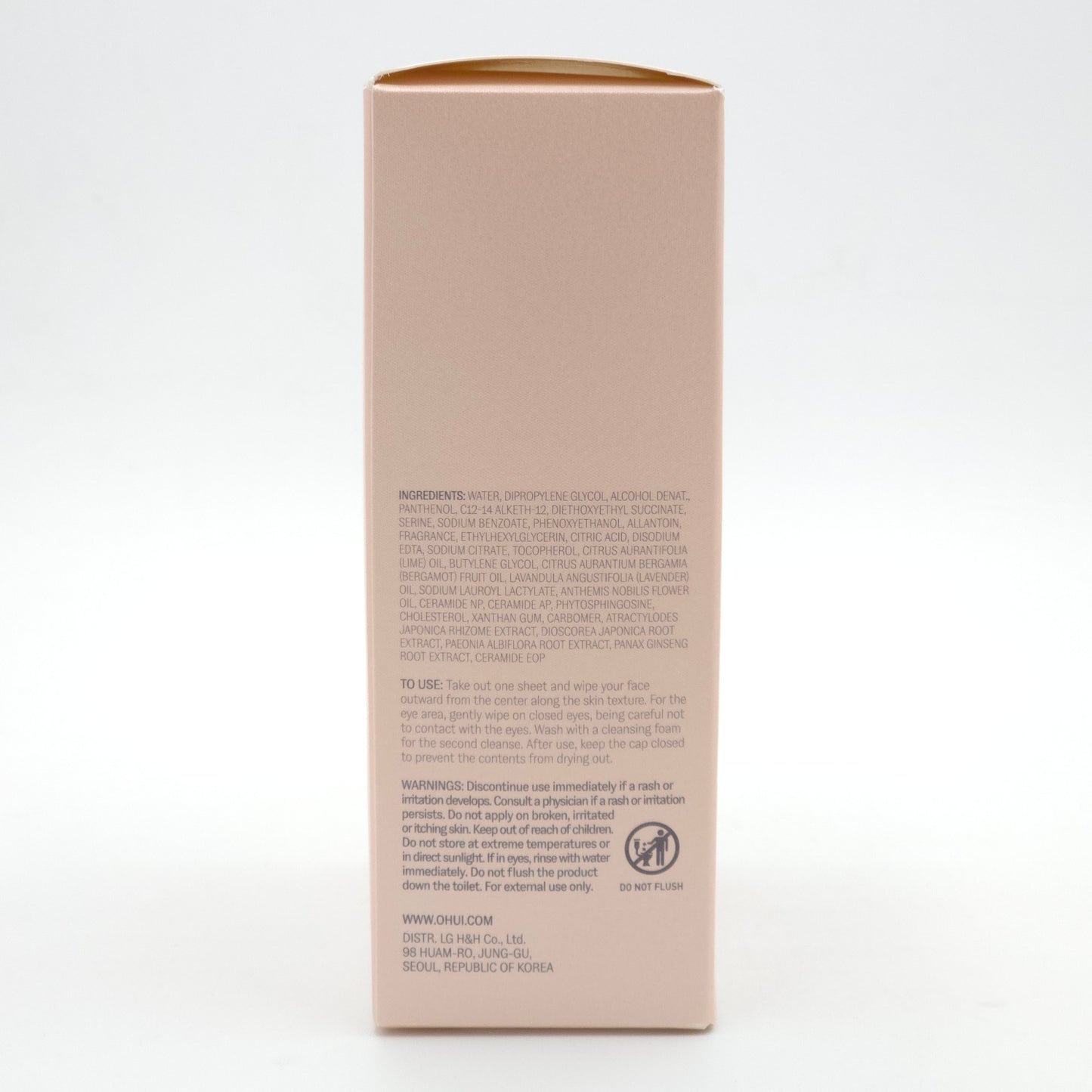 O HUI Miracle Moisture Cleansing Sheet 60 Sheets