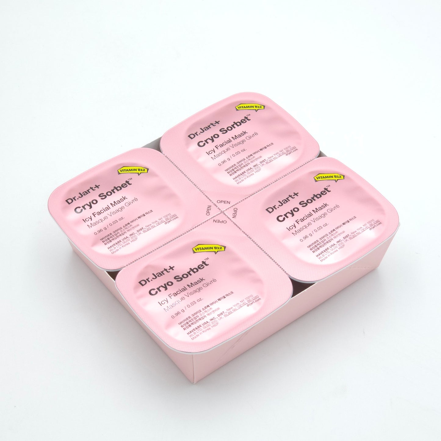 Dr.Jart+ Cryo Sorbet Icy Facial Mask 0.96g x 4ea