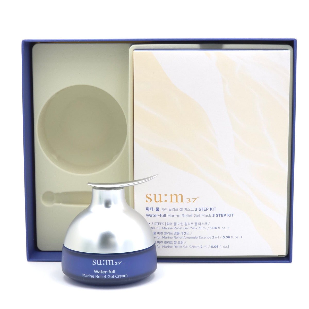 su:m37° Water-full Marine Relief Gel Cream 120ml Special Set