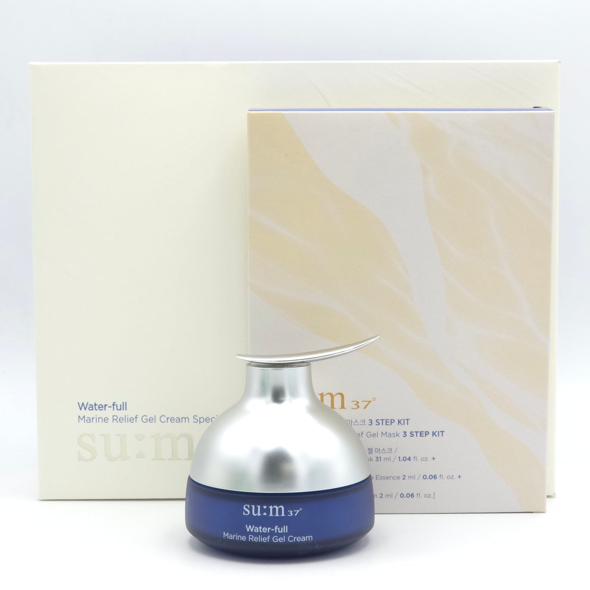 su:m37° Water-full Marine Relief Gel Cream 120ml Special Set