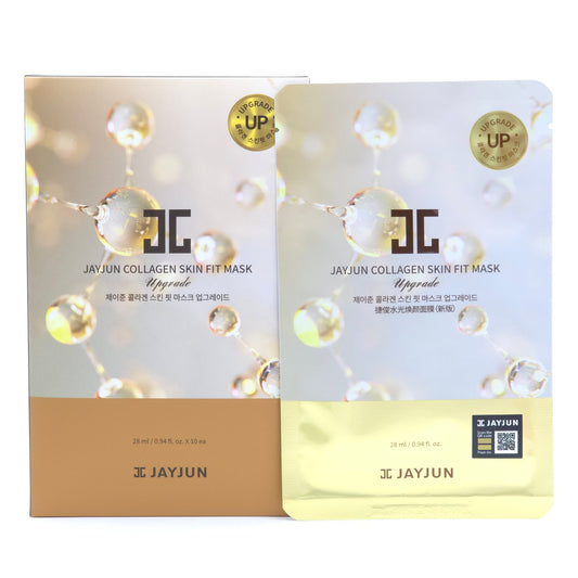 JAYJUN Collagen Skin Fit Mask Upgrade - 28ml x 10 Sheets