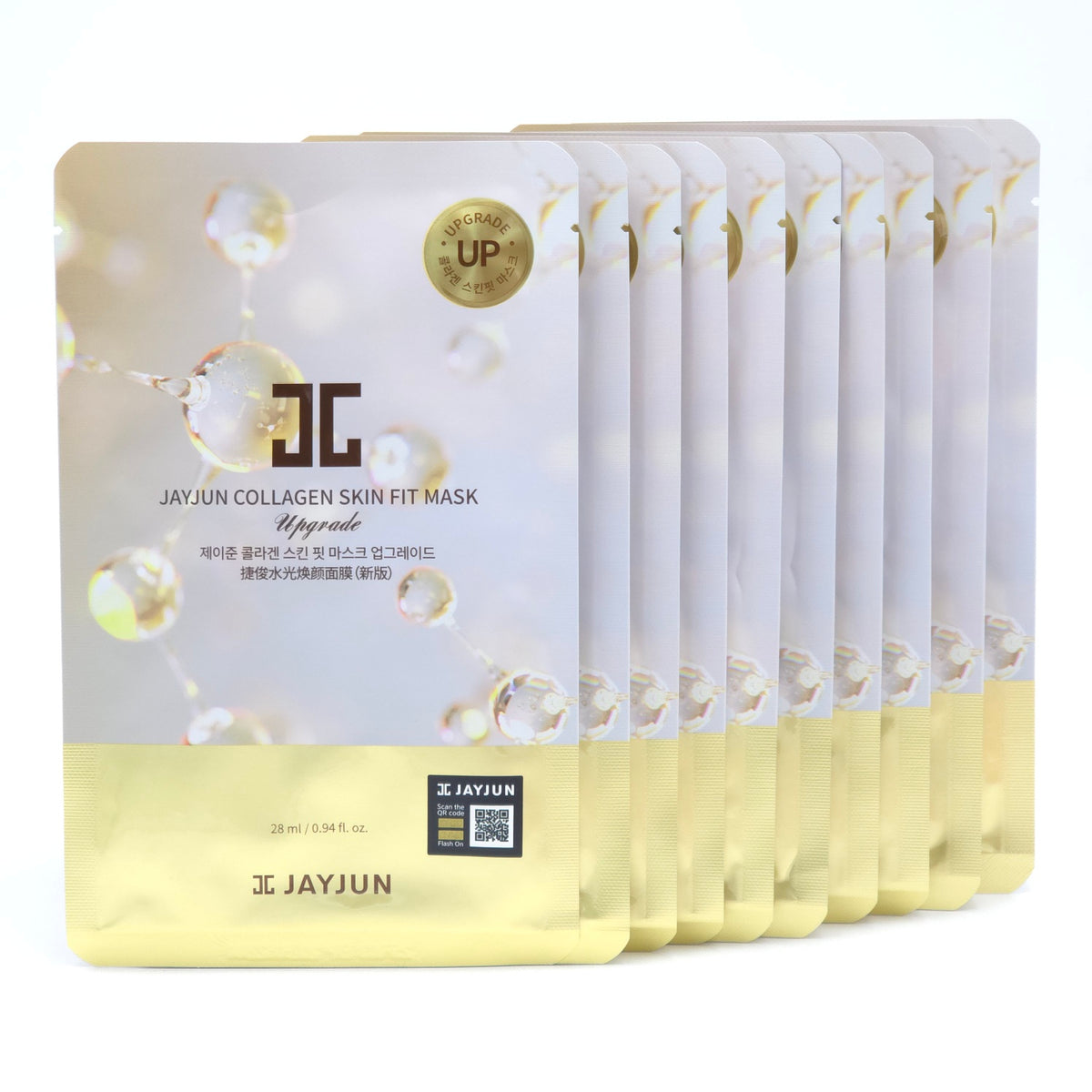 JAYJUN Collagen Skin Fit Mask Upgrade 28ml x 10 Sheets
