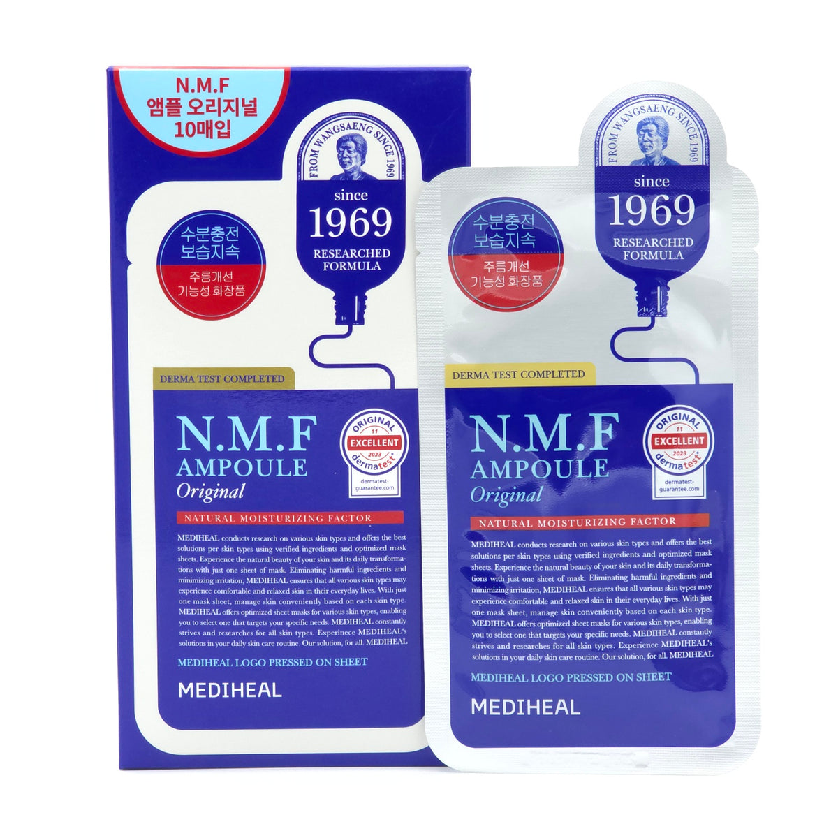 MEDIHEAL THE N.M.F Ampoule Mask Original 27ml x 10 Sheets