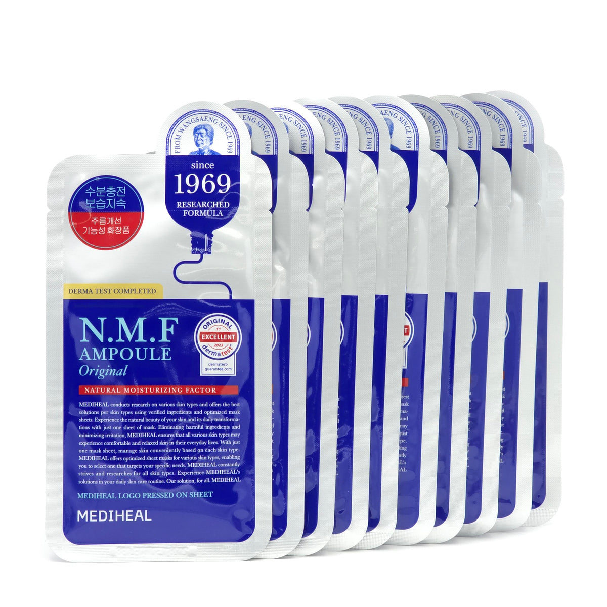 MEDIHEAL THE N.M.F Ampoule Mask Original 27ml x 10 Sheets