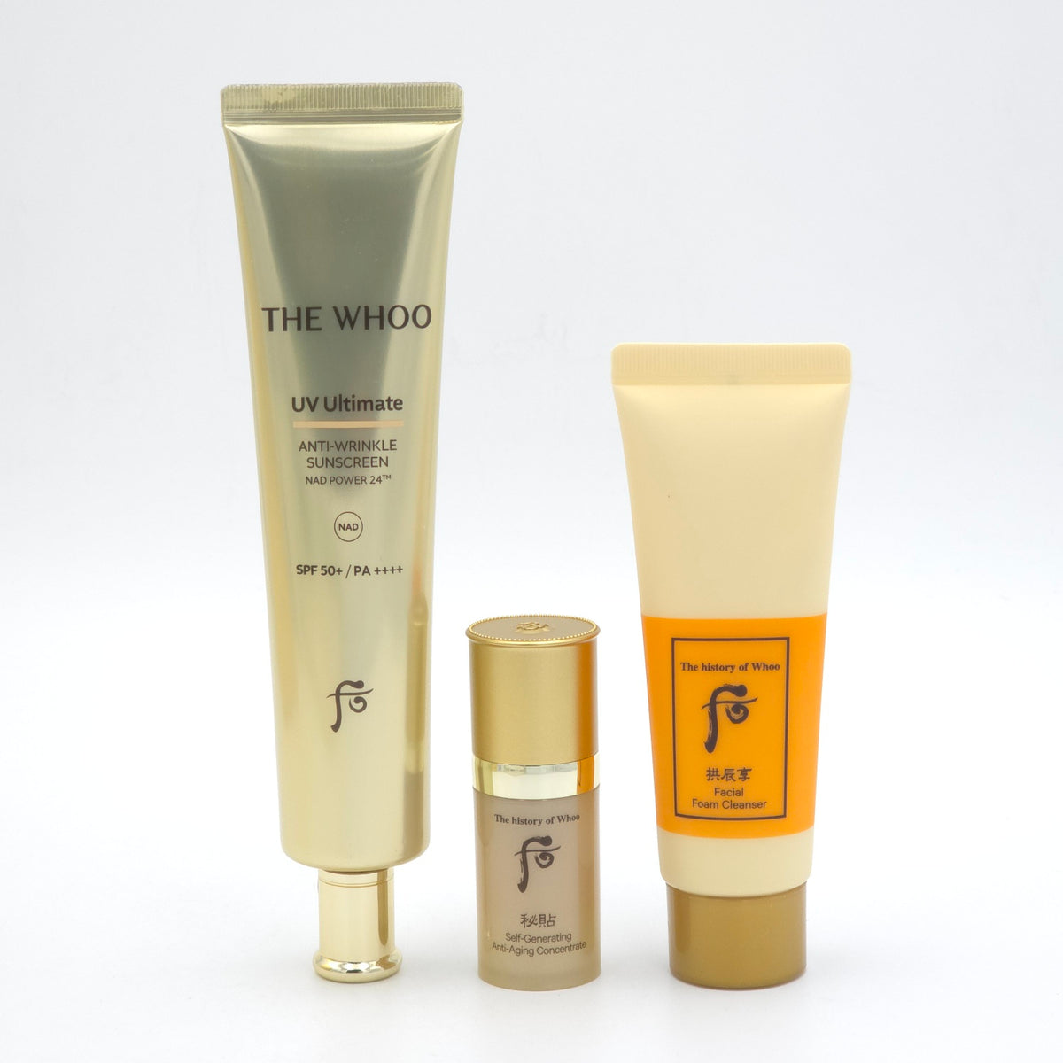THE WHOO UV Ultimate Anti-Wrinkle Sunscreen Special Set SPF50+ PA++++ 75ml