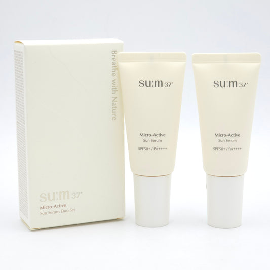 su:m37° Micro-Active Sun Serum Duo Set SPF50+ PA++++ - 30ml x 2