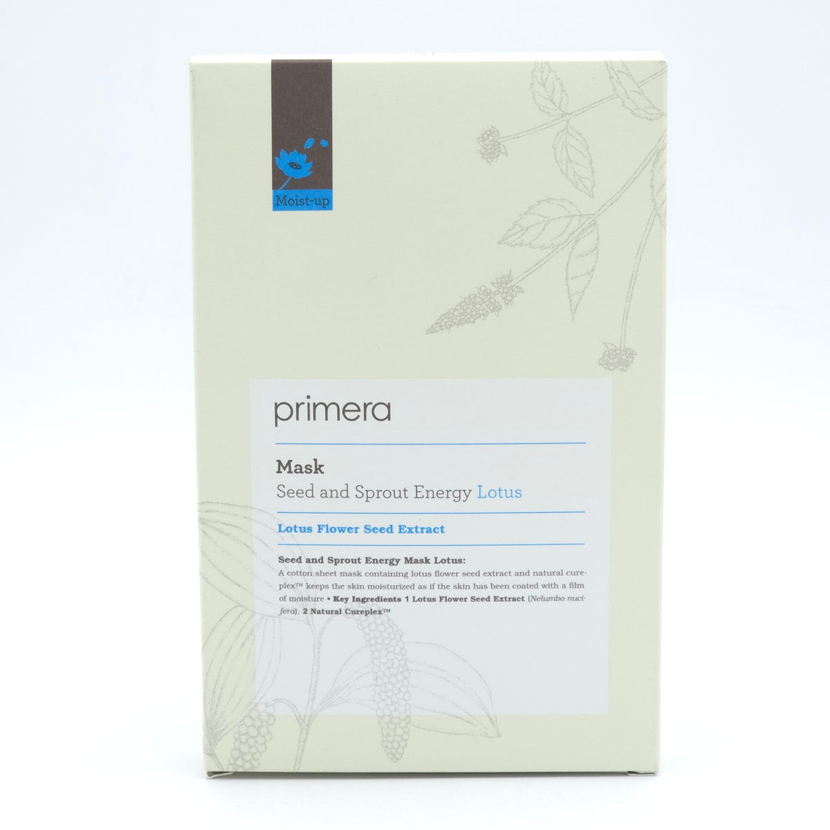 primera Seed and Sprout Energy Mask Lotus - 20ml x 5 Sheets