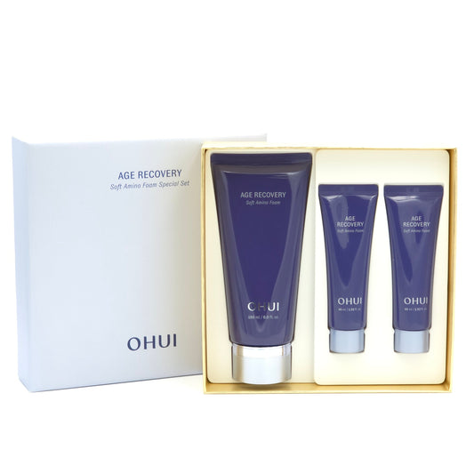 OHUI Age Recovery Soft Amino Foam Special Set 3 Items