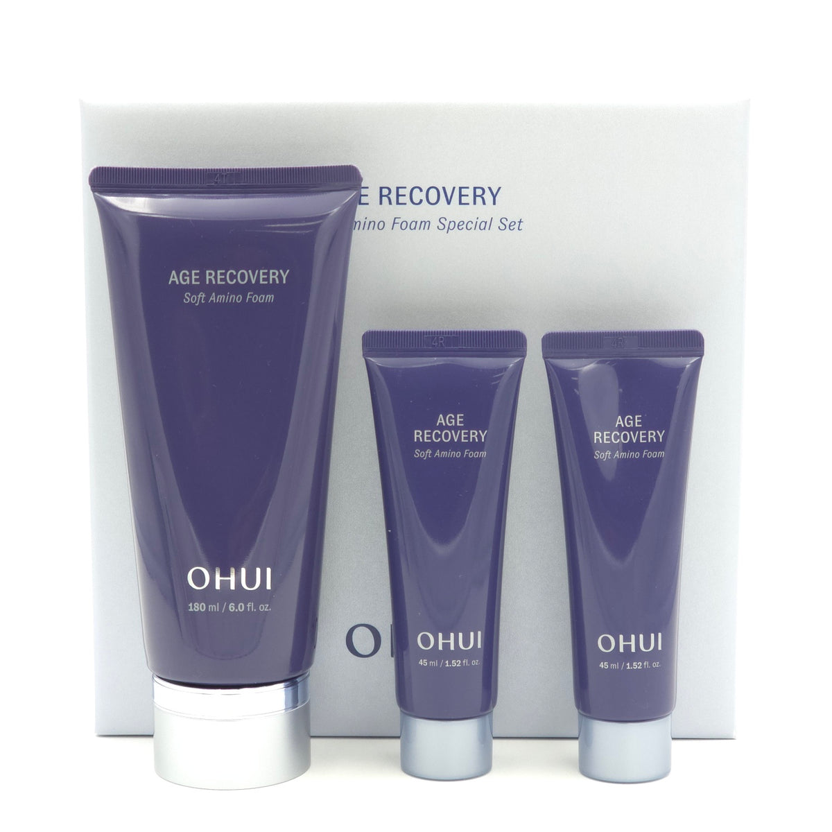 OHUI Age Recovery Soft Amino Foam Special Set 3 Items