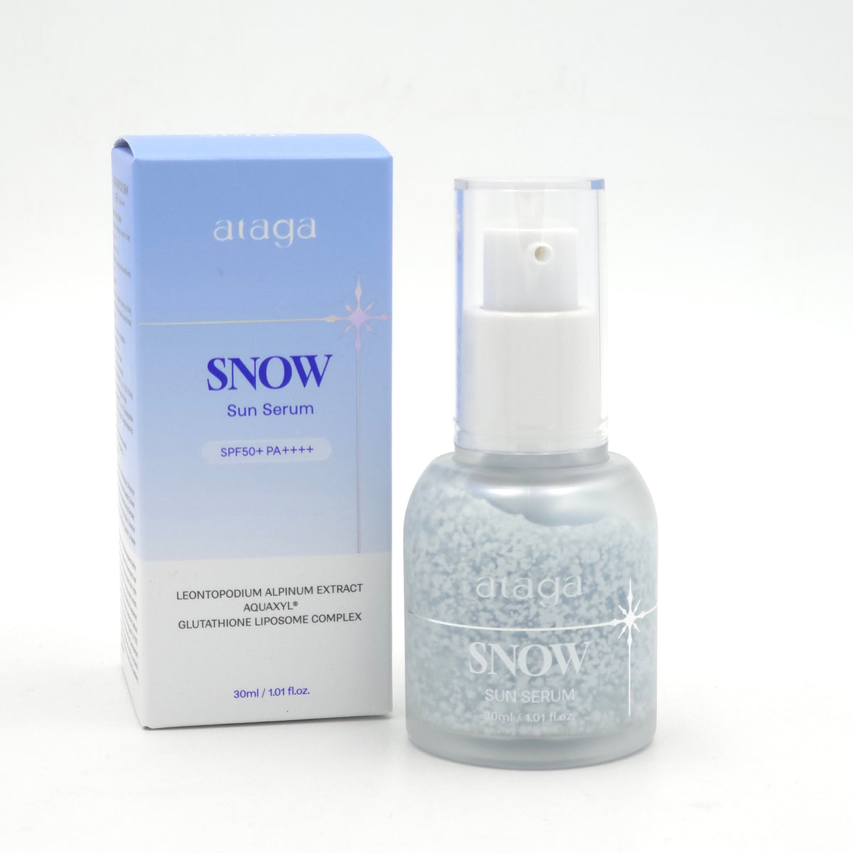 ATAGA Snow Sun Serum SPF50+ PA++++ 30ml
