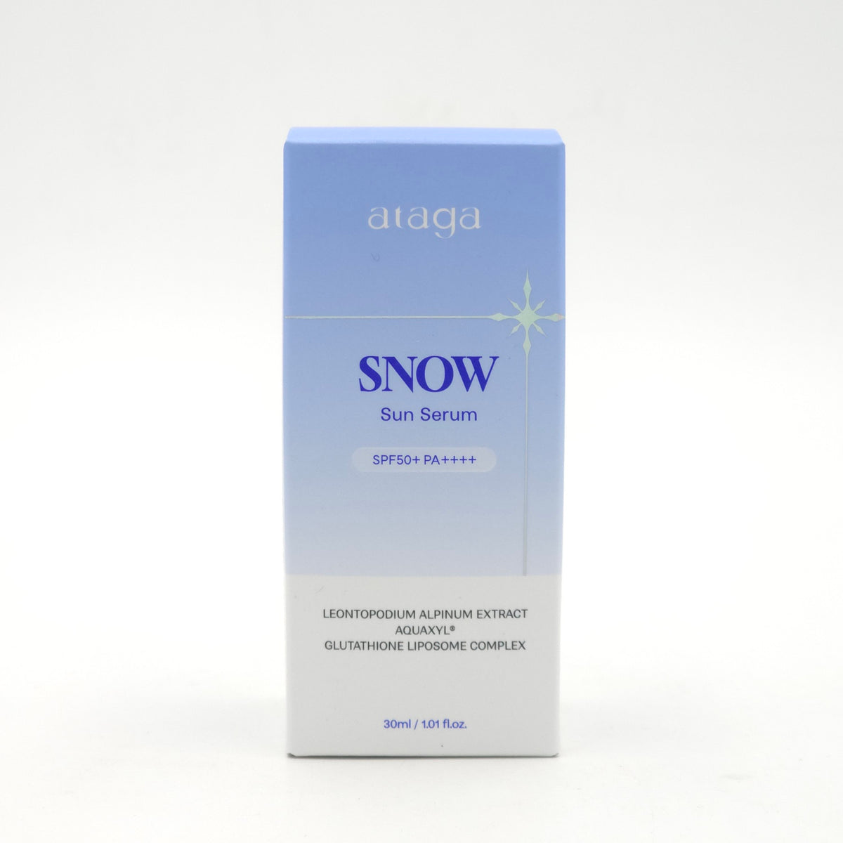 ATAGA Snow Sun Serum SPF50+ PA++++ 30ml