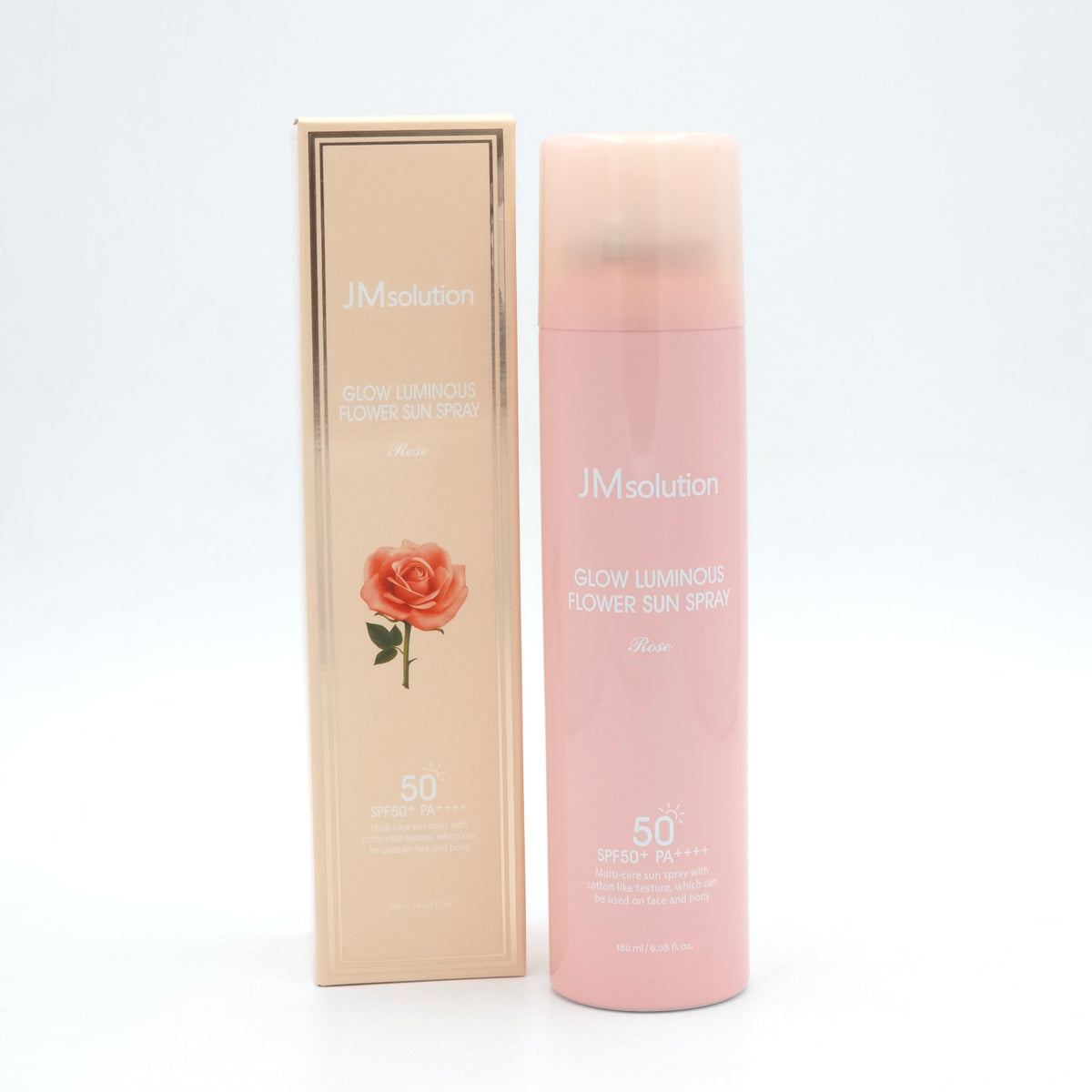 JMsolution Glow Luminous Flower Sun Spray Rose SPF50+ PA++++ 180ml