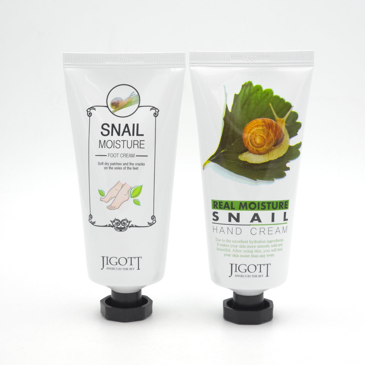 JIGOTT Real Moisture Hand & Foot Cream Set 2 Items