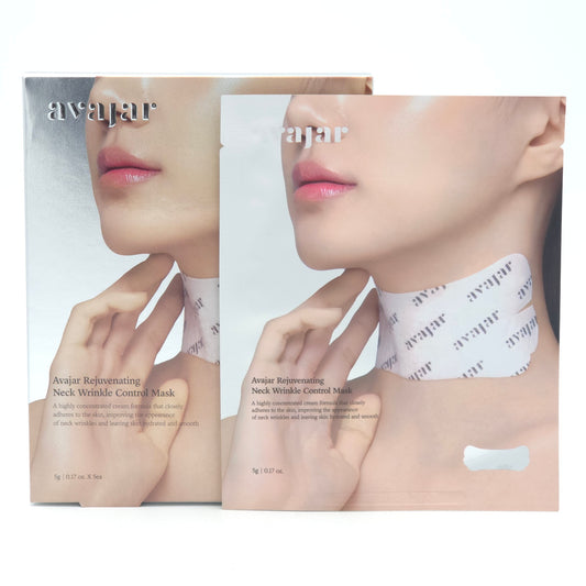 Avajar Rejuvenating Neck Wrinkle Control Mask 5g x 5 Sheets