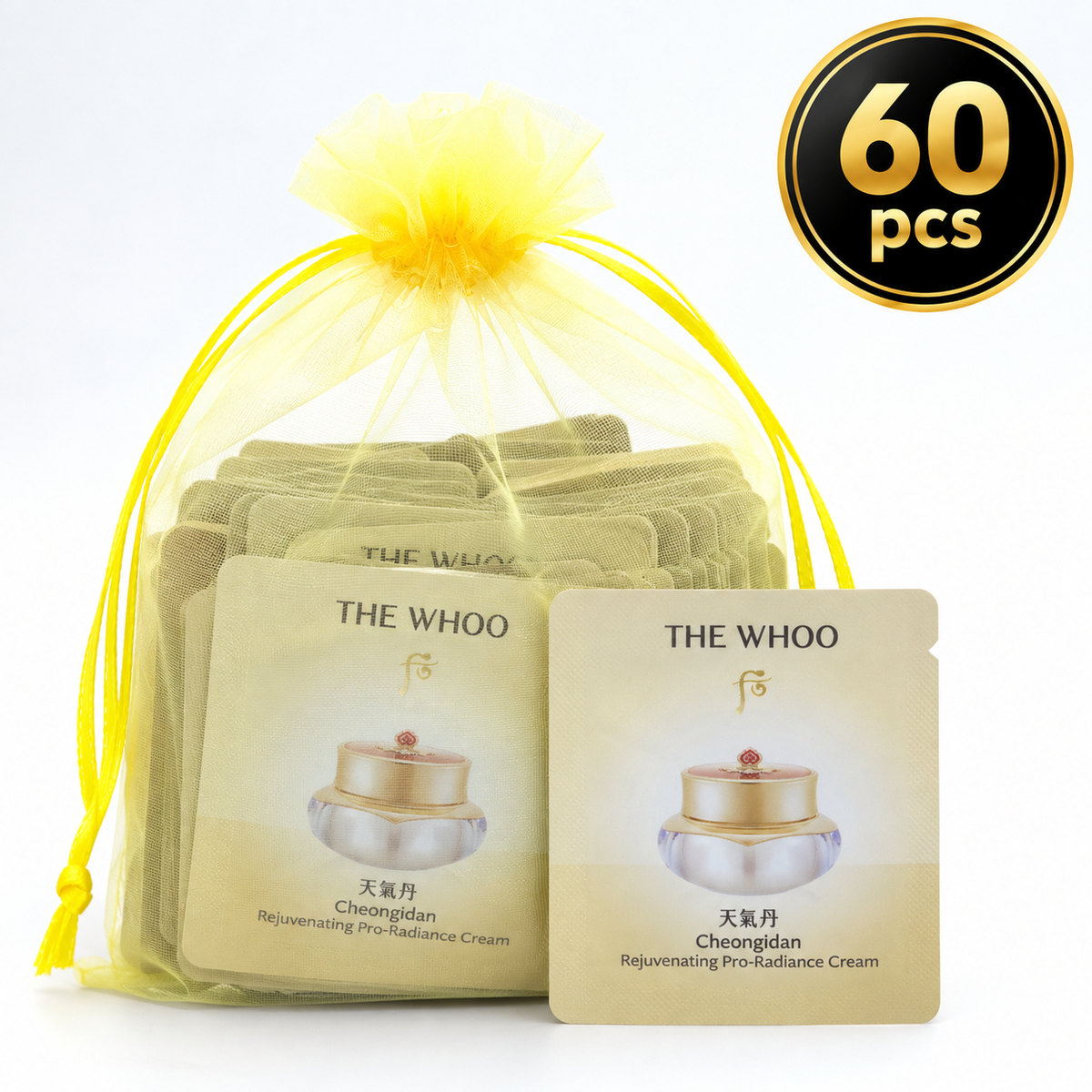 THE WHOO Cheongidan Rejuvenating Pro-Radiance Cream 1ml x 60pcs