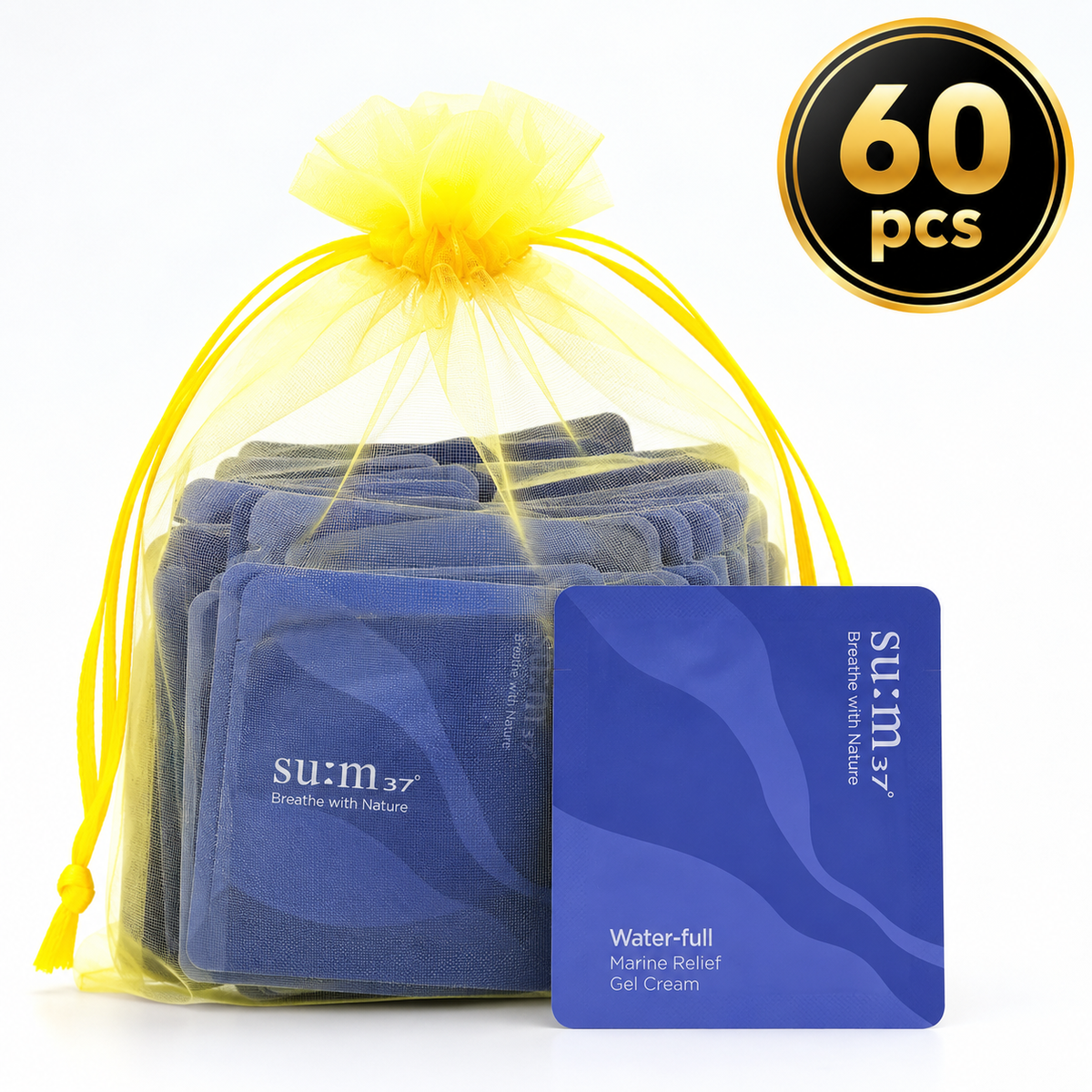 su:m37° Water-full Marine Relief Gel Cream - 2ml x 60pcs