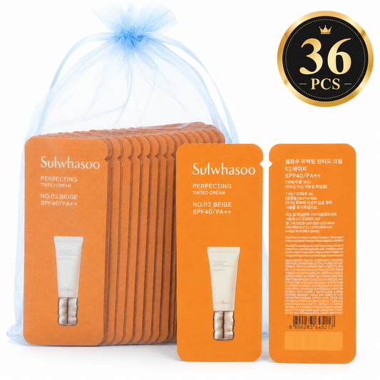 Sulwhasoo Perfecting Tinted Cream No.02 Beige 1ml x 36pcs SPF40 PA++