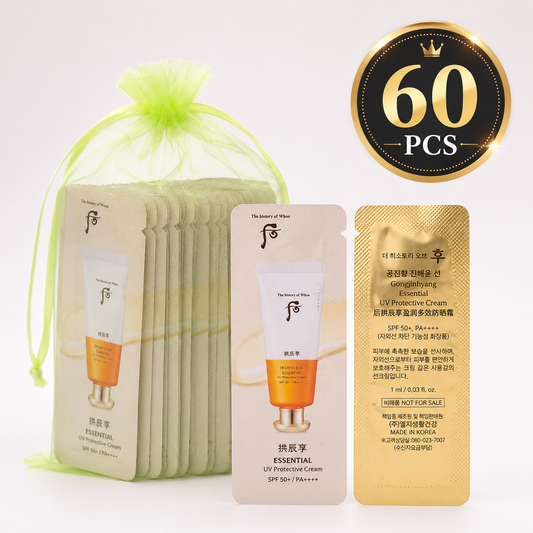 The history of Whoo Gongjinhyang Essential UV Protective Cream 1ml x 60pcs SPF50+ PA++++