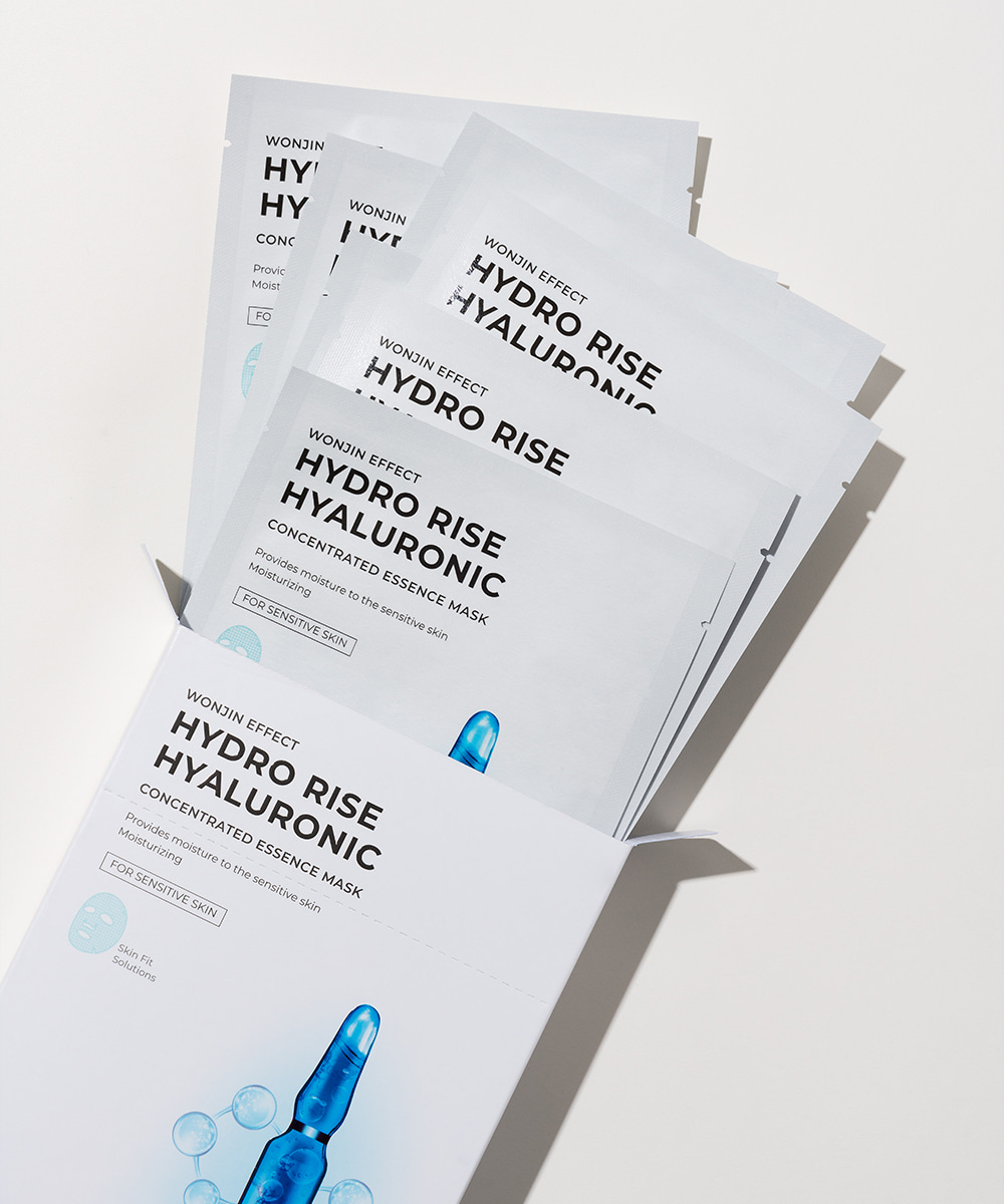 Wonjin Effect Hydro Rise Hyaluronic Concentrated Essence Mask 30g x10ea K-Beauty
